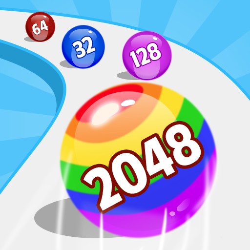 2048 Ball Rush! Numbers Ball Run Merge Master